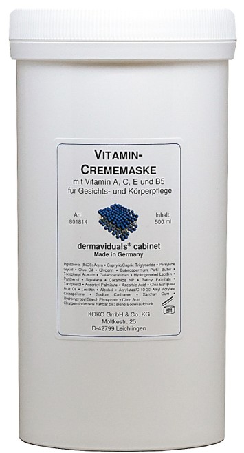 Vitamin-Crememaske, 500ml